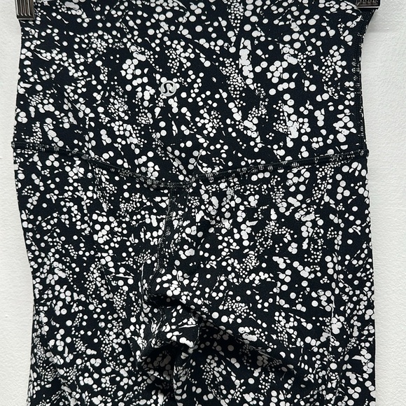 Lululemon Align Pant II Leggings Work Out Pant *25" Chirasu Black White Size 2 - Picture 5 of 6